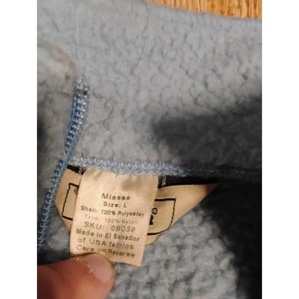 Vintage Misses L. L. Bean Sherpa Fleece Jacket Size L
